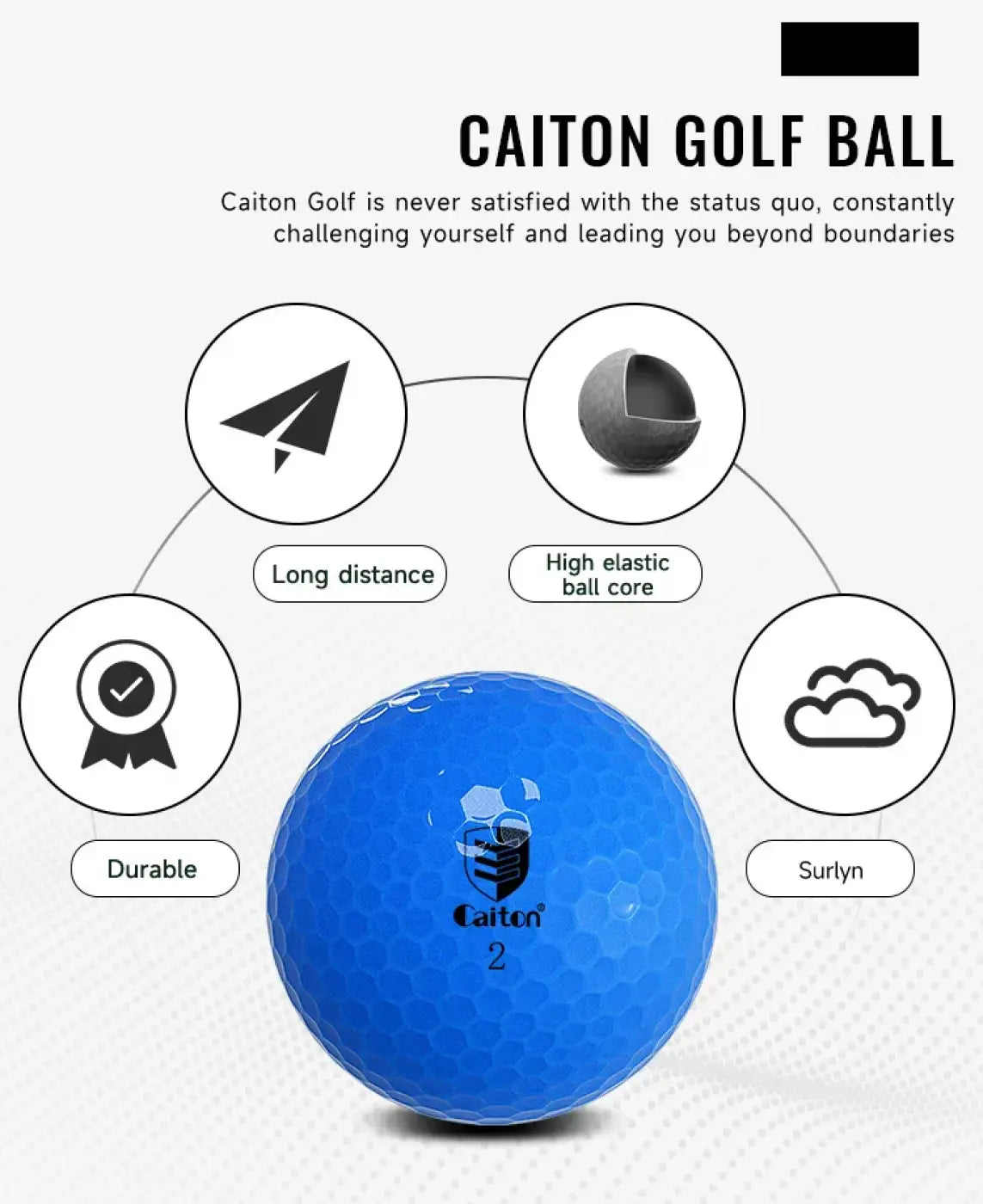 The Ball Depot golf ball: Caiton Blue Golf Balls – 12/6/3pcs