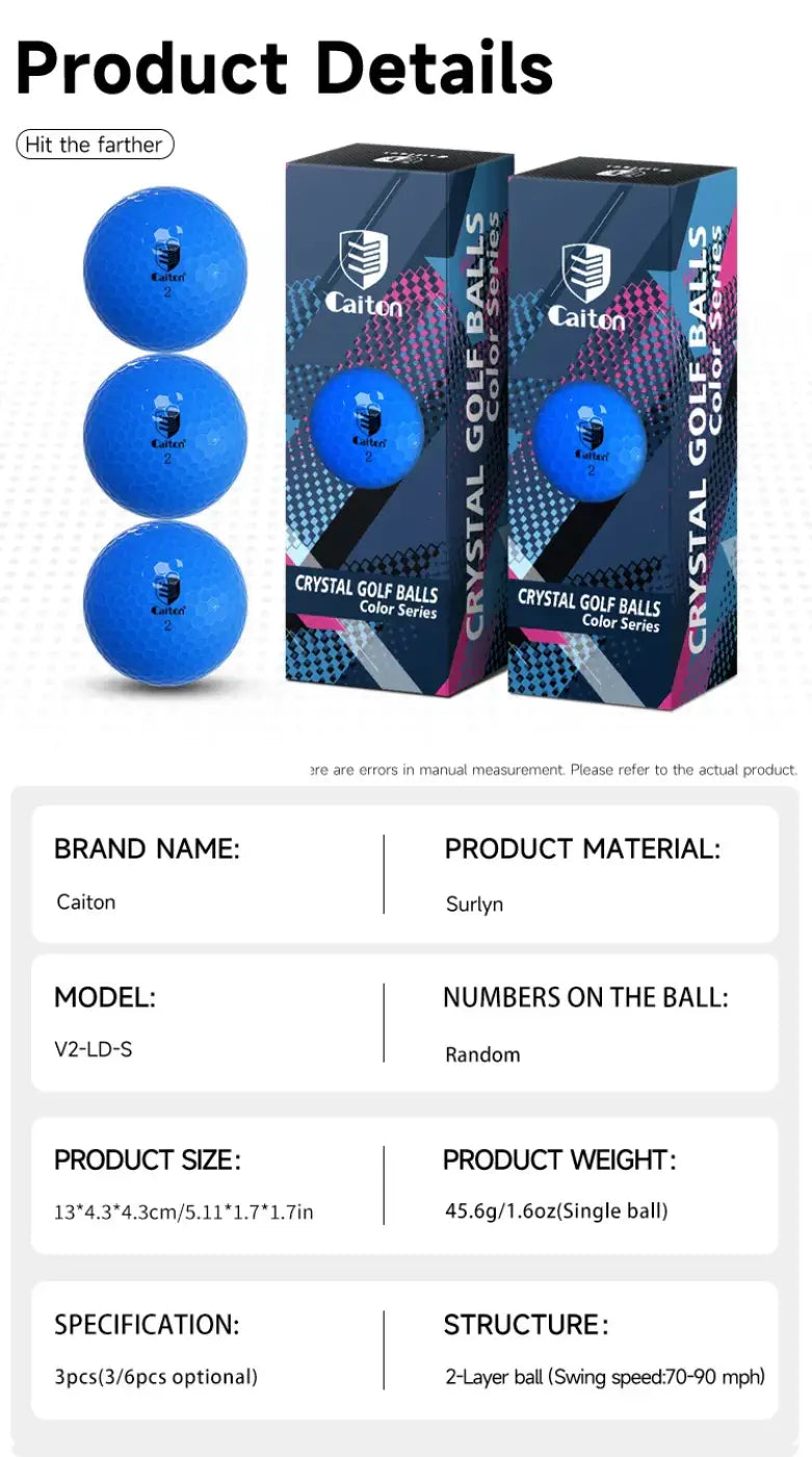 The Ball Depot golf ball: Caiton Blue Golf Balls – 6pcs or 3pcs