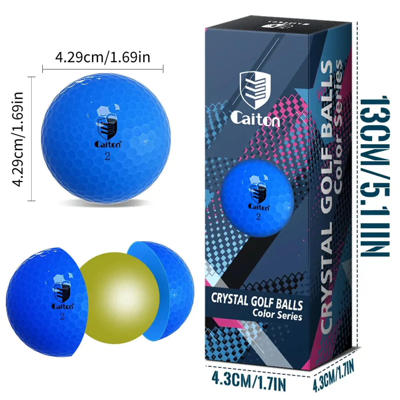 The Ball Depot golf ball: Caiton Blue Golf Balls – 6pcs or 3pcs