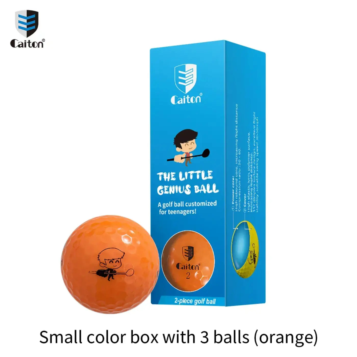 The Ball Depot golf ball: Caiton Cartoon Youth 2-Layer Long Distance Balls