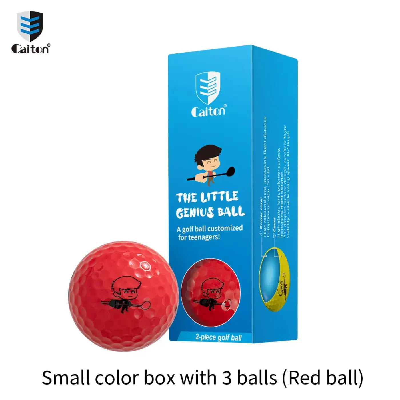 The Ball Depot golf ball: Caiton Cartoon Youth 2-Layer Long Distance Balls