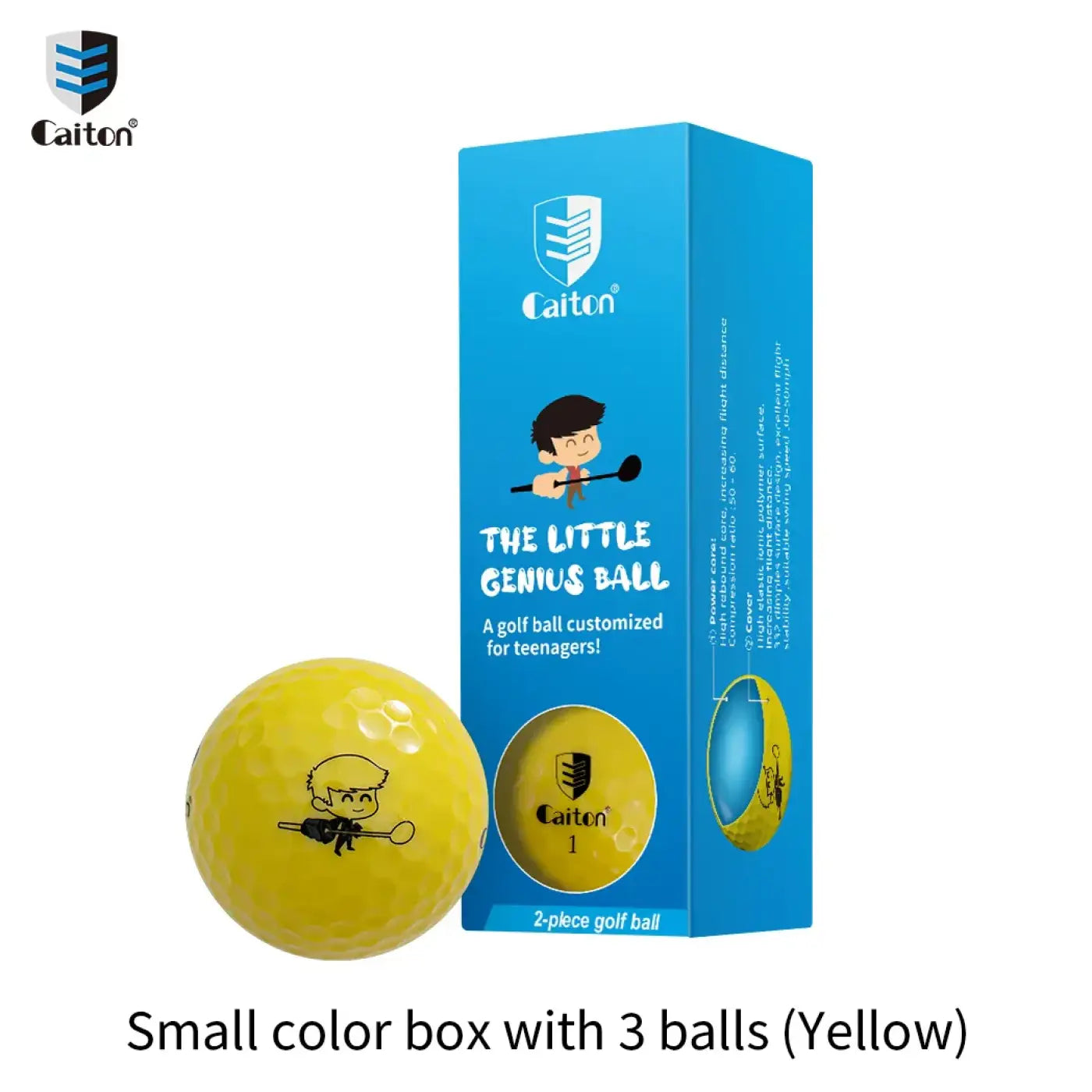 The Ball Depot golf ball: Caiton Cartoon Youth 2-Layer Long Distance Balls