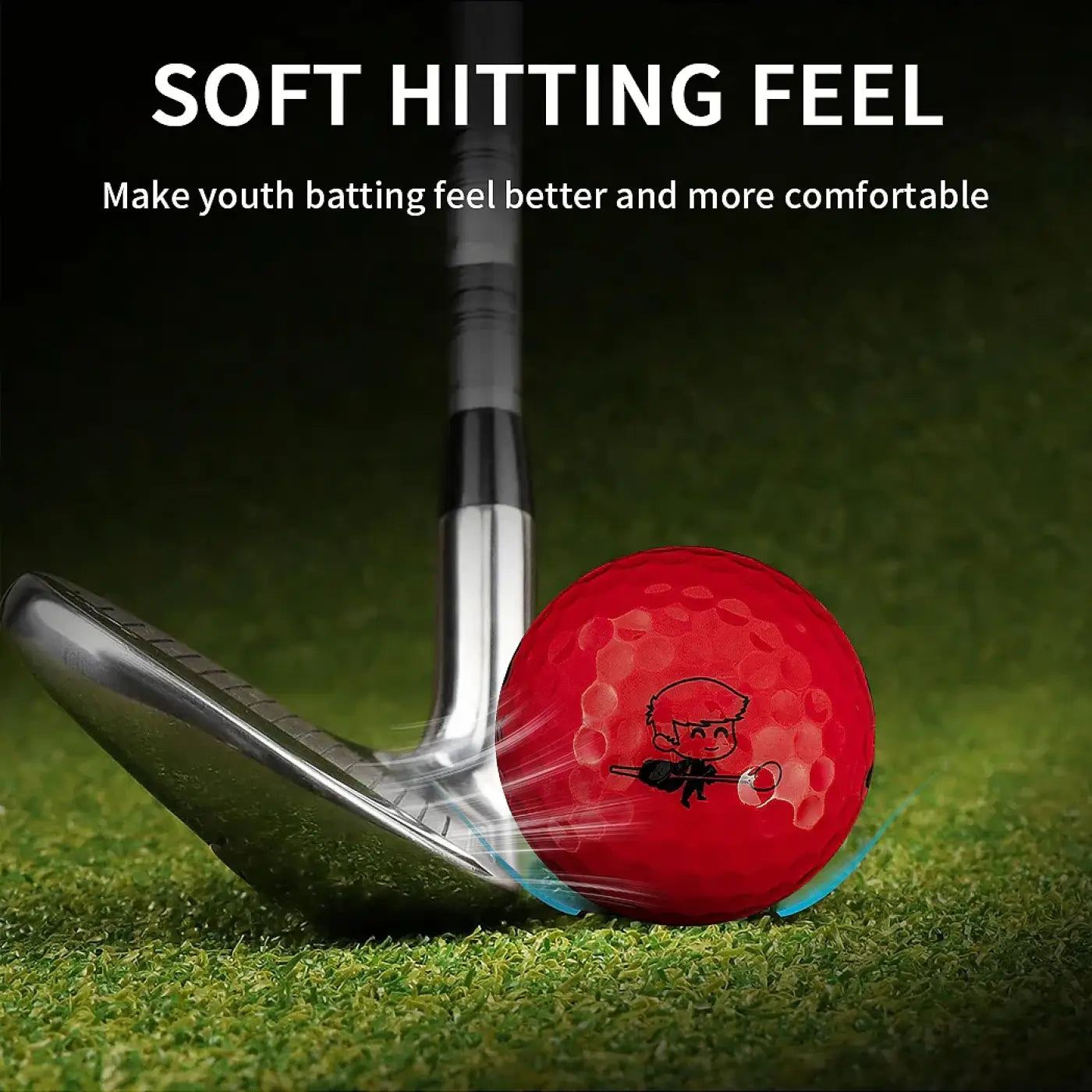 The Ball Depot golf ball: Caiton Cartoon Youth 2-Layer Long Distance Balls