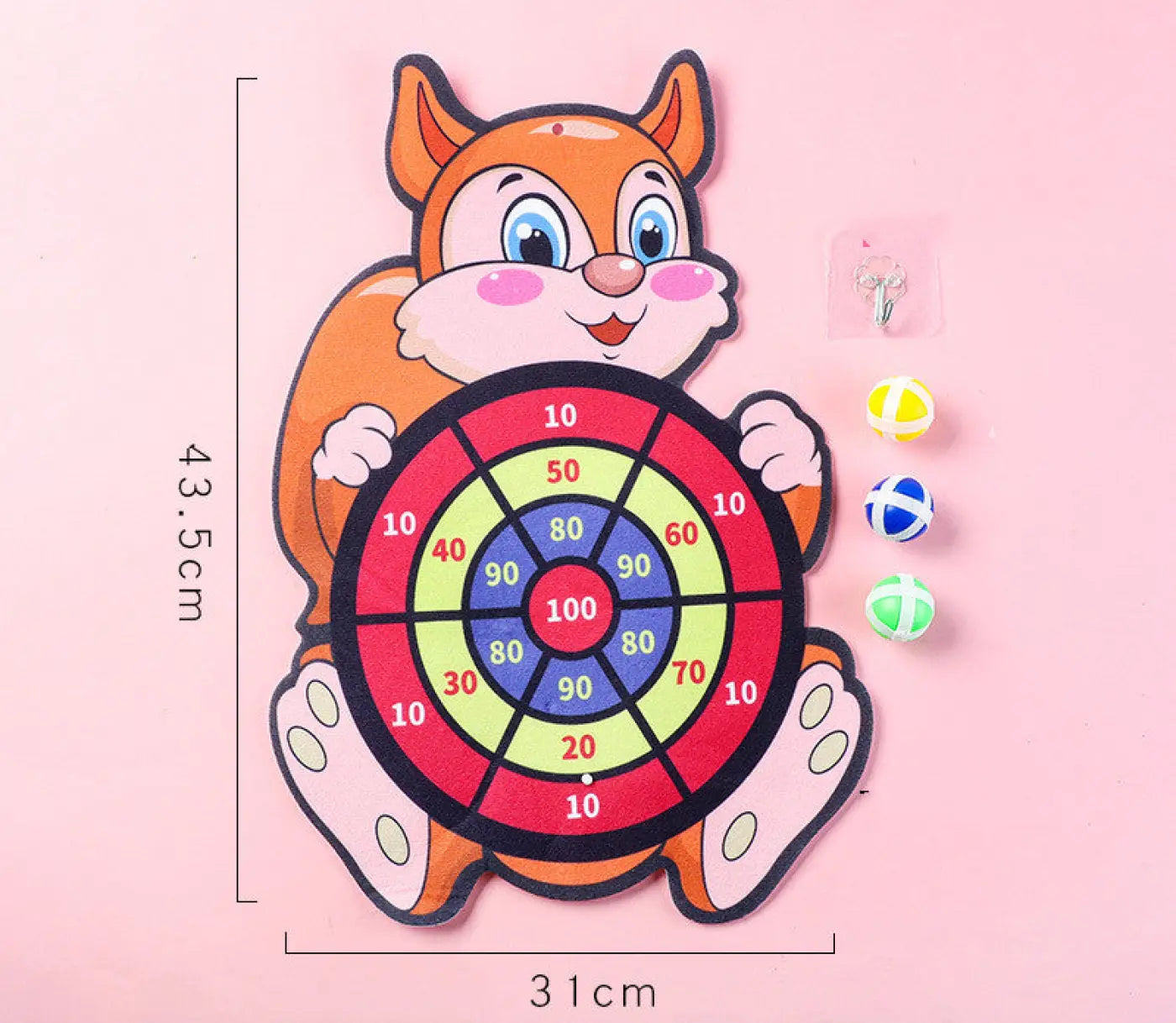 The Ball Depot ball game: Cartoon Ball Dart Board