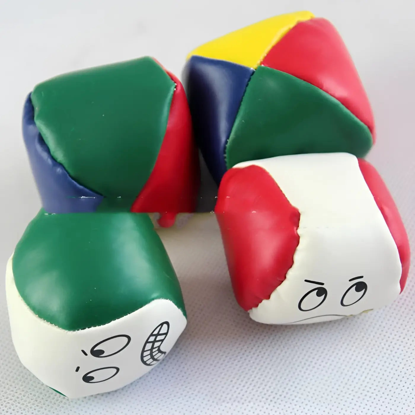 The Ball Depot juggling ball: Cartoon Pu Leather Round Sandbag 3pc