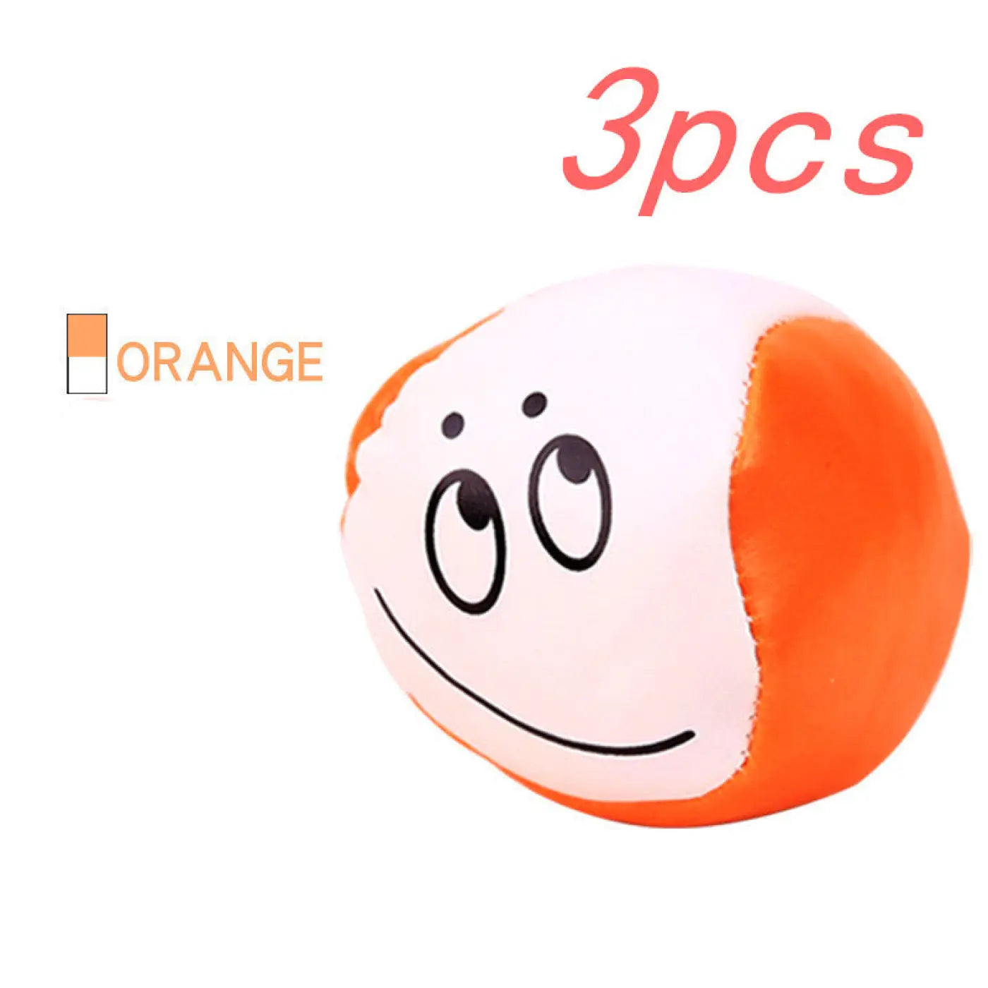 The Ball Depot juggling ball: Cartoon Pu Leather Round Sandbag 3pc