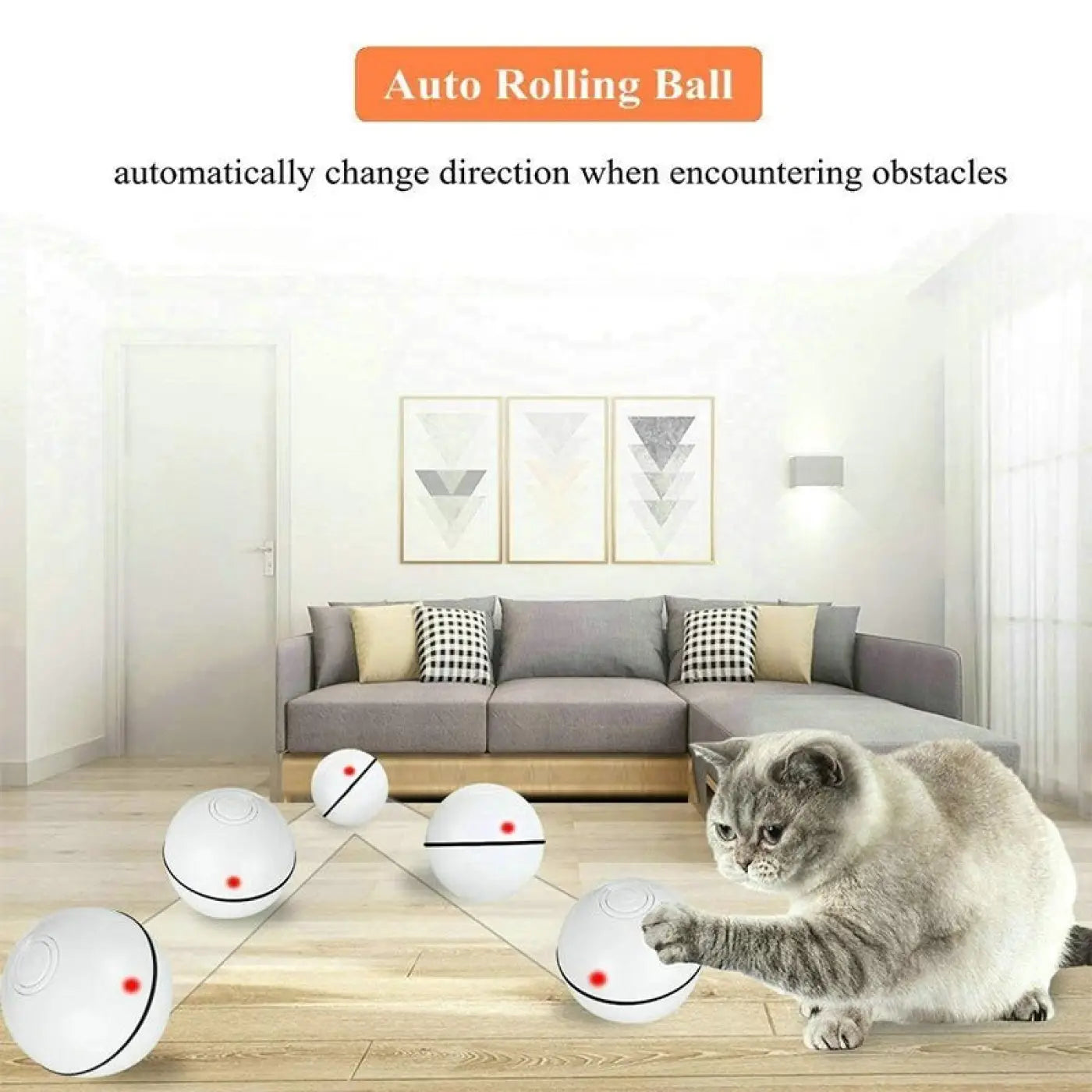The Ball Depot Cat Balls: Cat Smart Jumping Ball