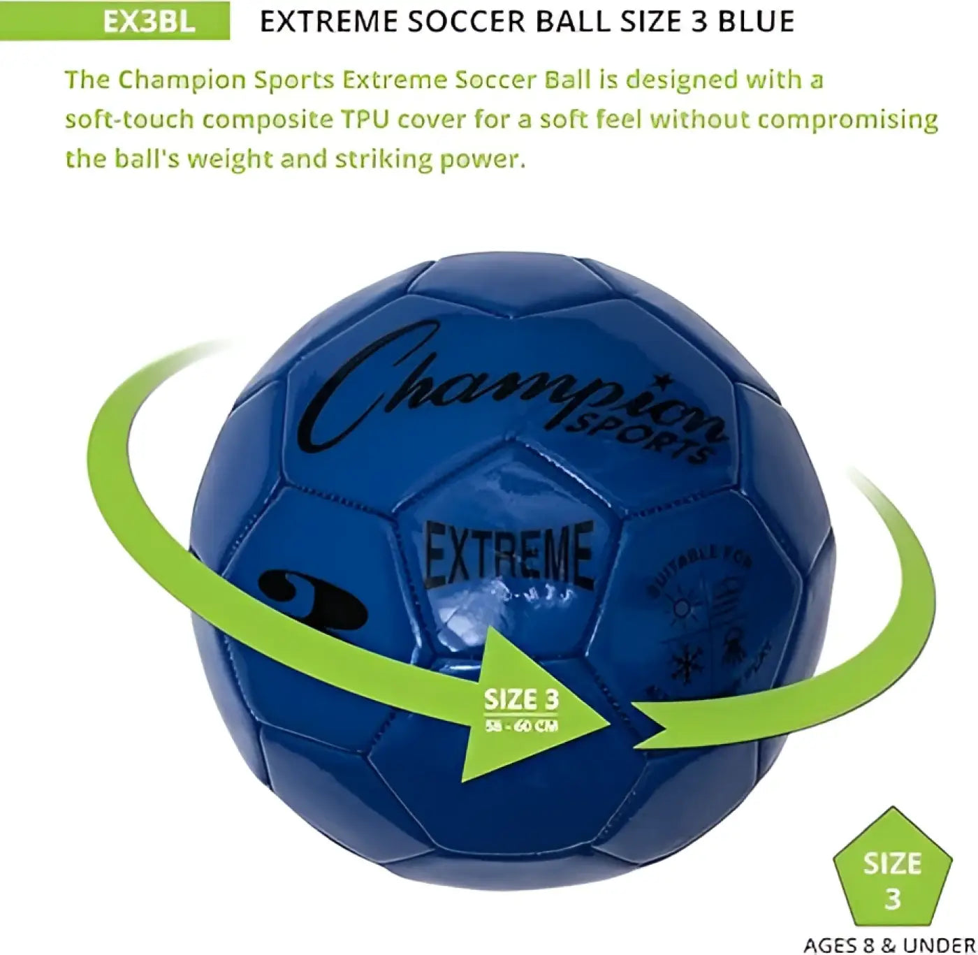 The Ball Depot soccer ball: Champion Sports Extreme Series Soccer Ball