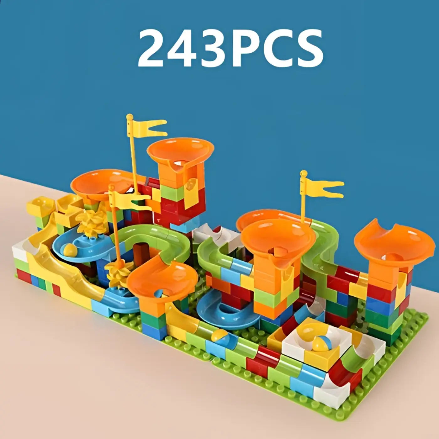 The Ball Depot puzzle ball: Children's Assembling Ball Chute Building Block Toy
