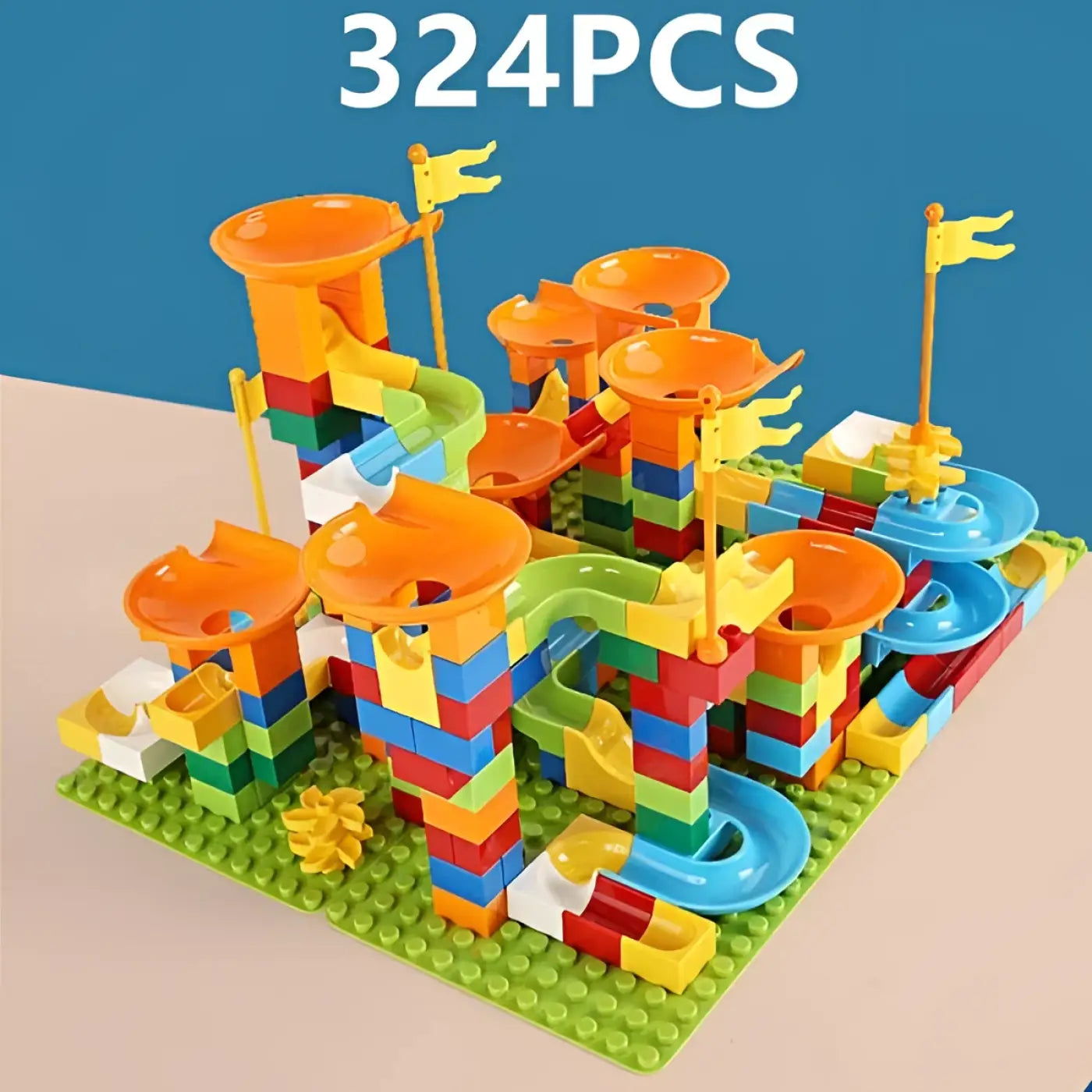 The Ball Depot puzzle ball: Children's Assembling Ball Chute Building Block Toy