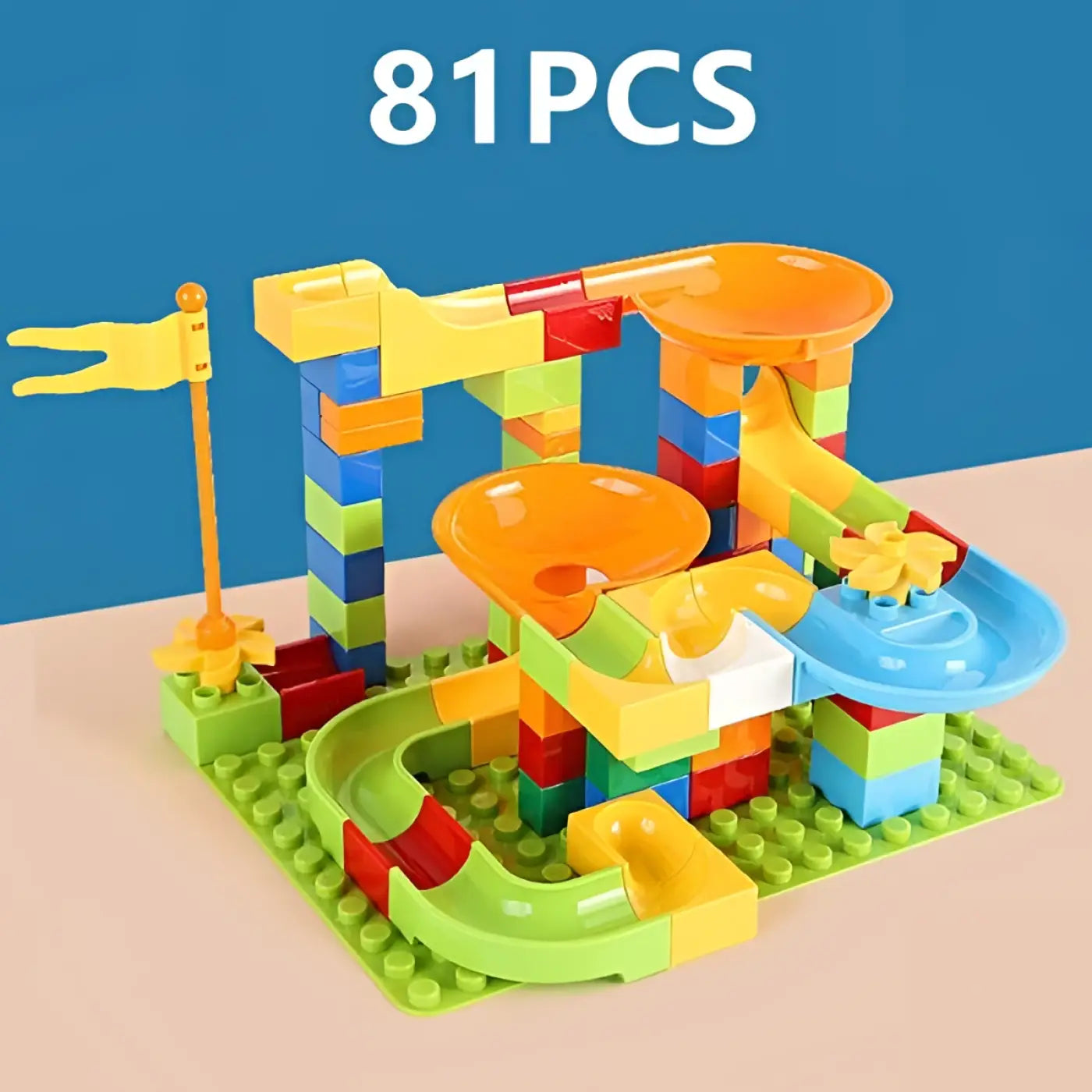 The Ball Depot puzzle ball: Children's Assembling Ball Chute Building Block Toy