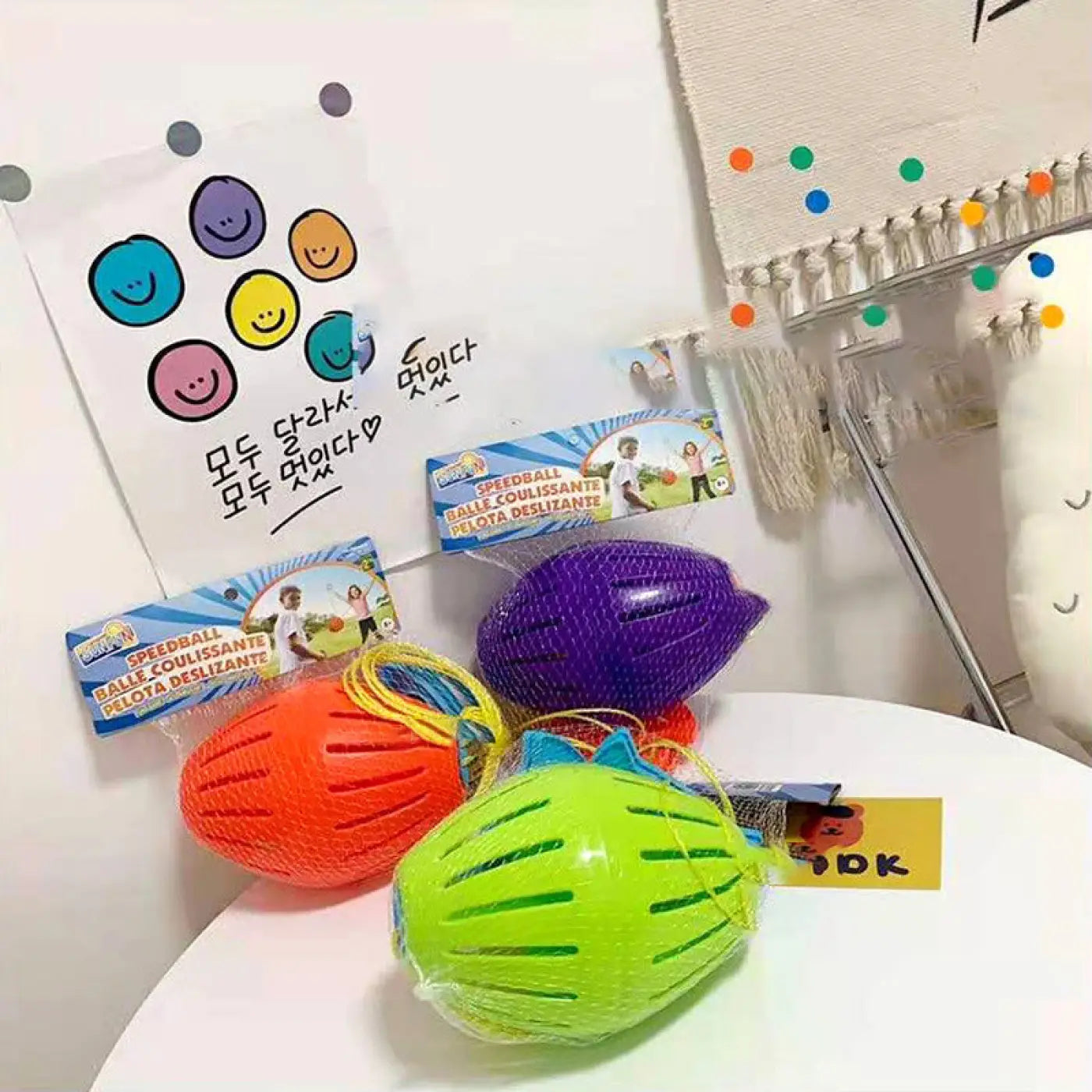 The Ball Depot kids ball game: Children's Double Pull Ball