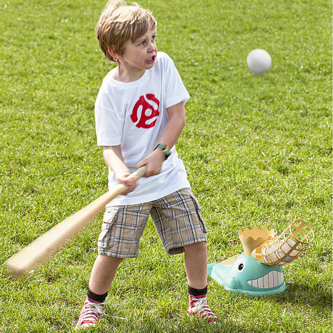 The Ball Depot children game: Children's Foot Catapult Ball Machine Set