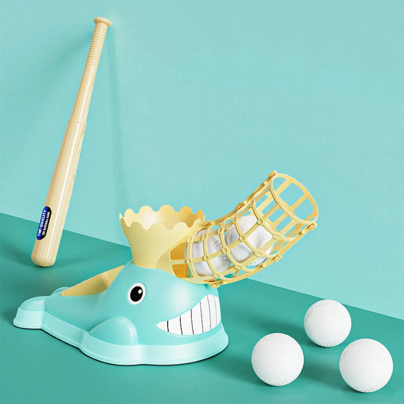 The Ball Depot children game: Children's Foot Catapult Ball Machine Set