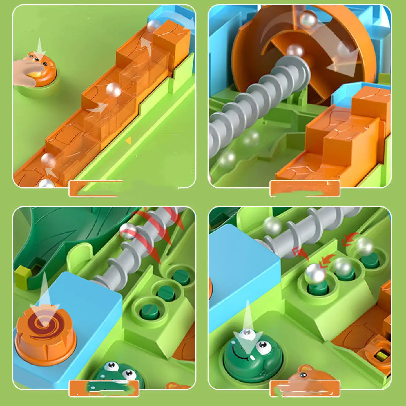 The Ball Depot ball game: Children's Puzzle Jungle Adventure Ball Track