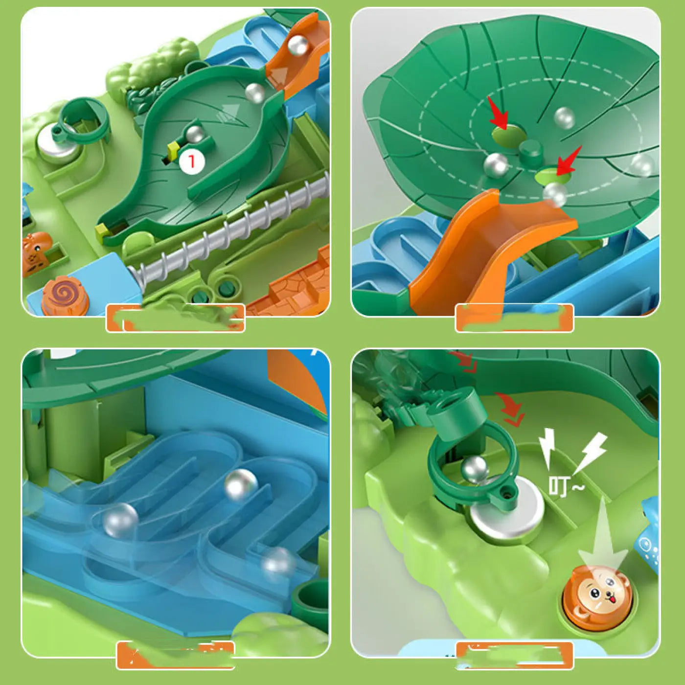 The Ball Depot ball game: Children's Puzzle Jungle Adventure Ball Track