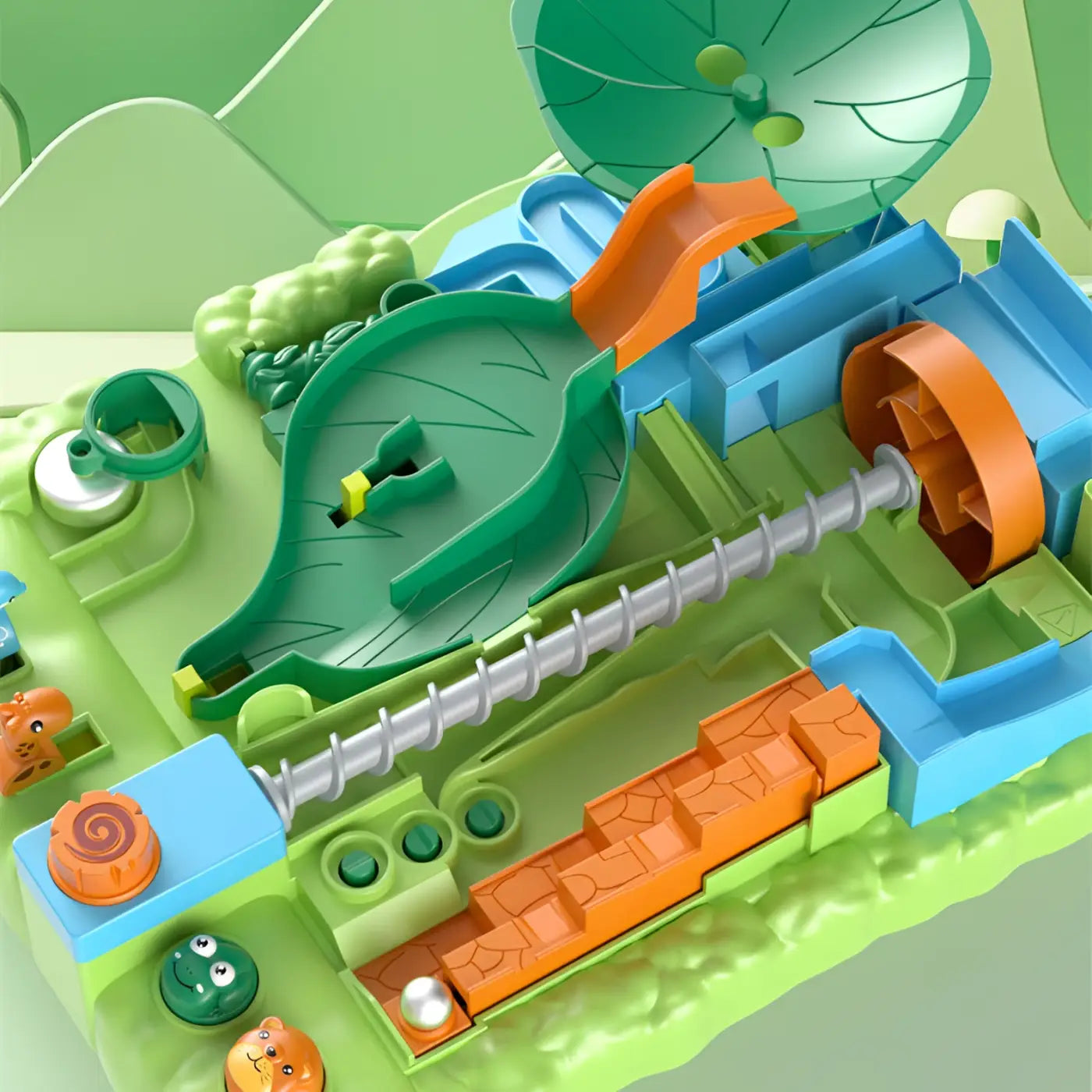 The Ball Depot ball game: Children's Puzzle Jungle Adventure Ball Track