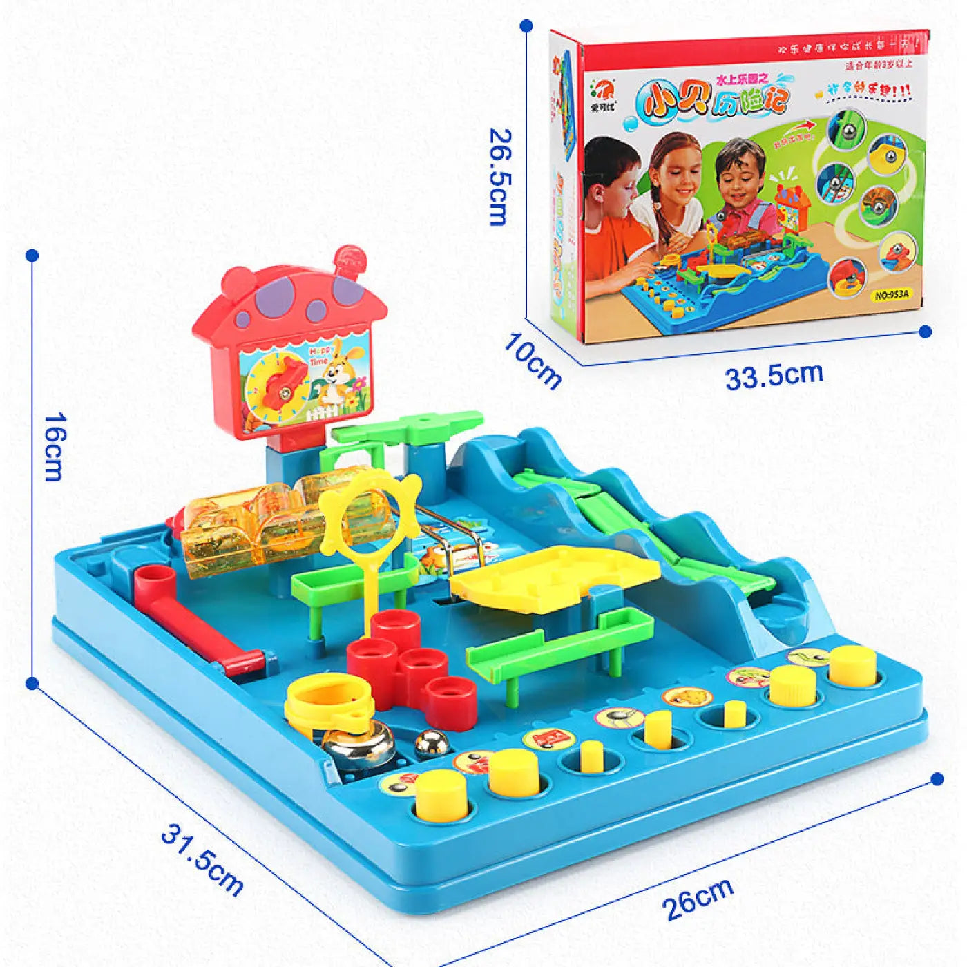 The Ball Depot ball game: Children's Puzzle Jungle Adventure Ball Track