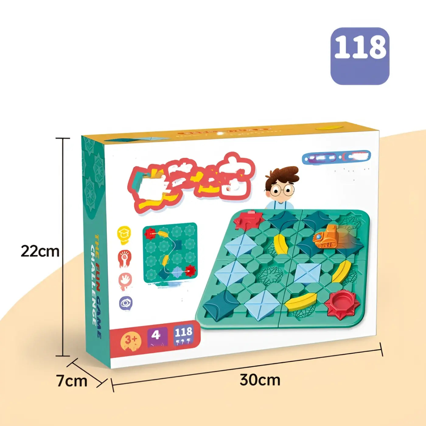 The Ball Depot ball game: Children's Road Building Puzzle Table Ball Game