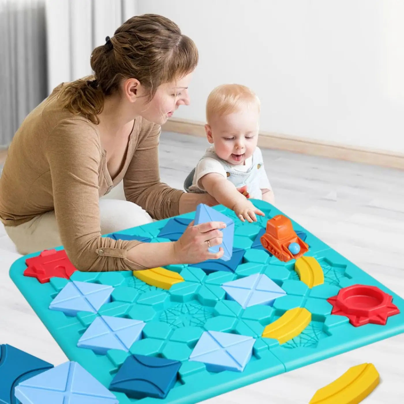 The Ball Depot ball game: Children's Road Building Puzzle Table Ball Game