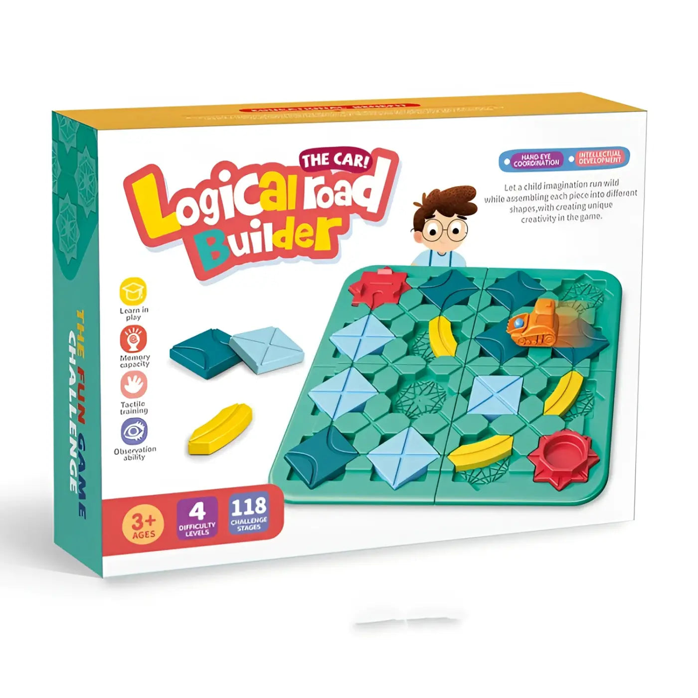 The Ball Depot ball game: Children's Road Building Puzzle Table Ball Game