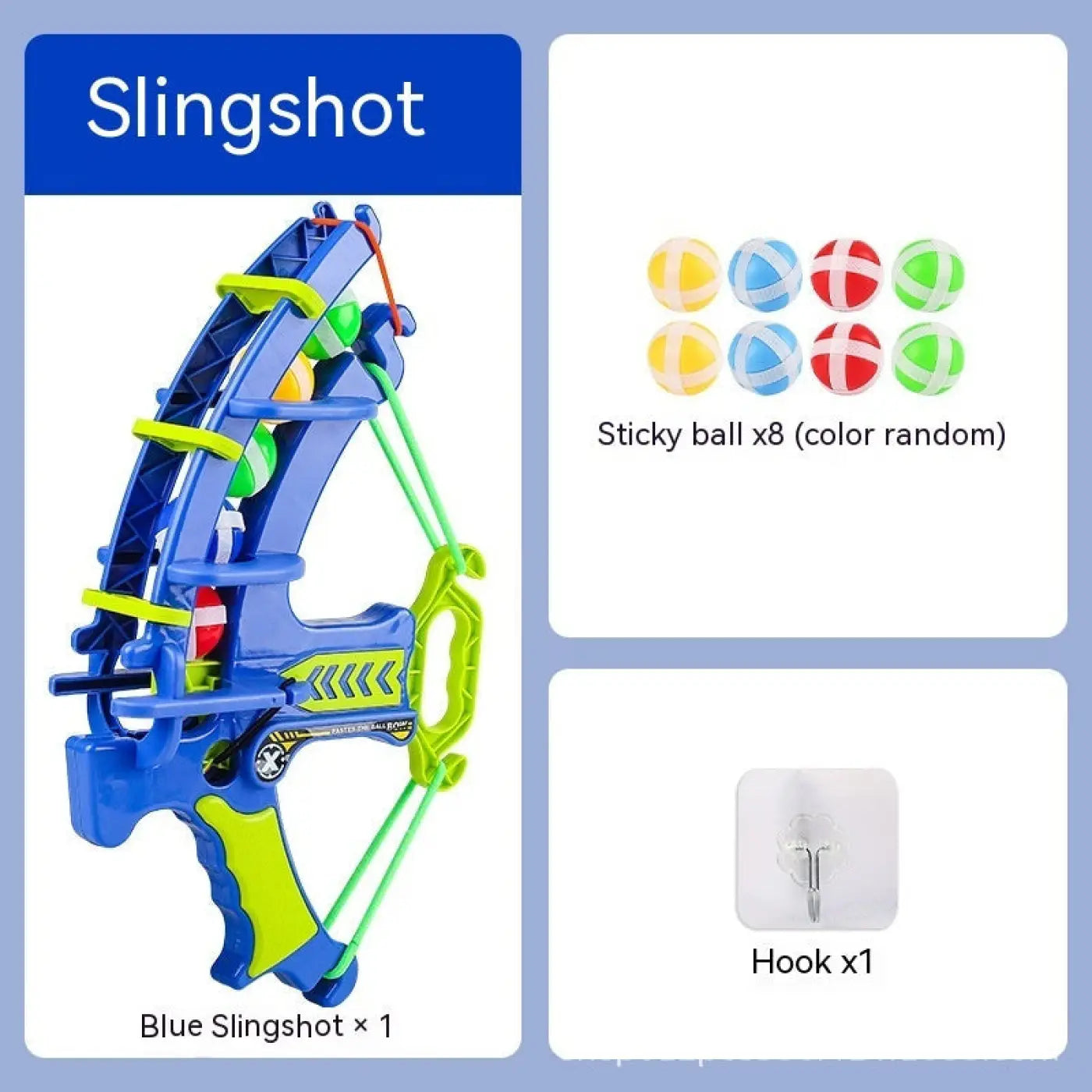 The Ball Depot ball game: Children's Sticky Ball Dart Set with Slingshot