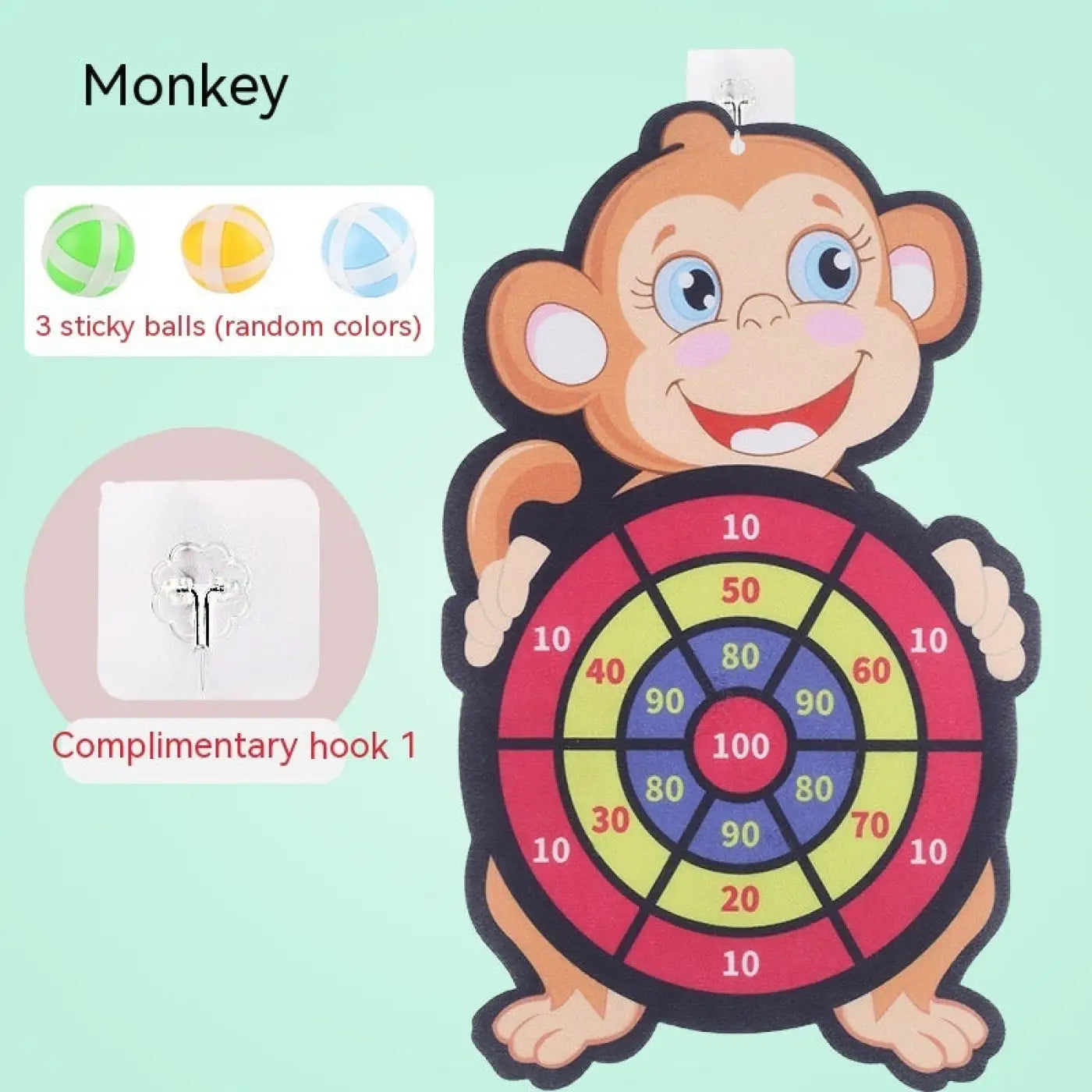 The Ball Depot ball game: Children's Sticky Ball Dart Set with Slingshot