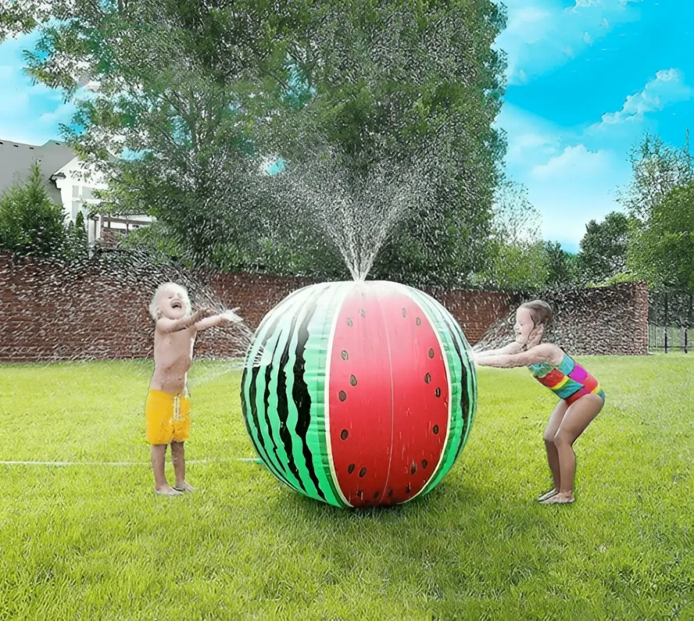 The Ball Depot water ball: Children's Swimming Inflatable Water Spray Ball