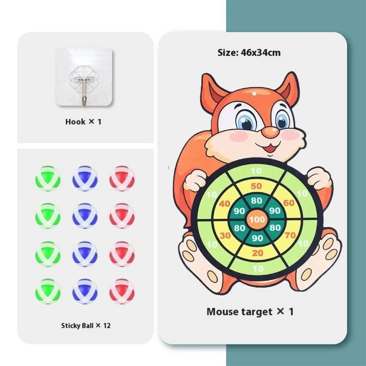 The Ball Depot ball game: Children's Throwing Sticky Ball Dart Set
