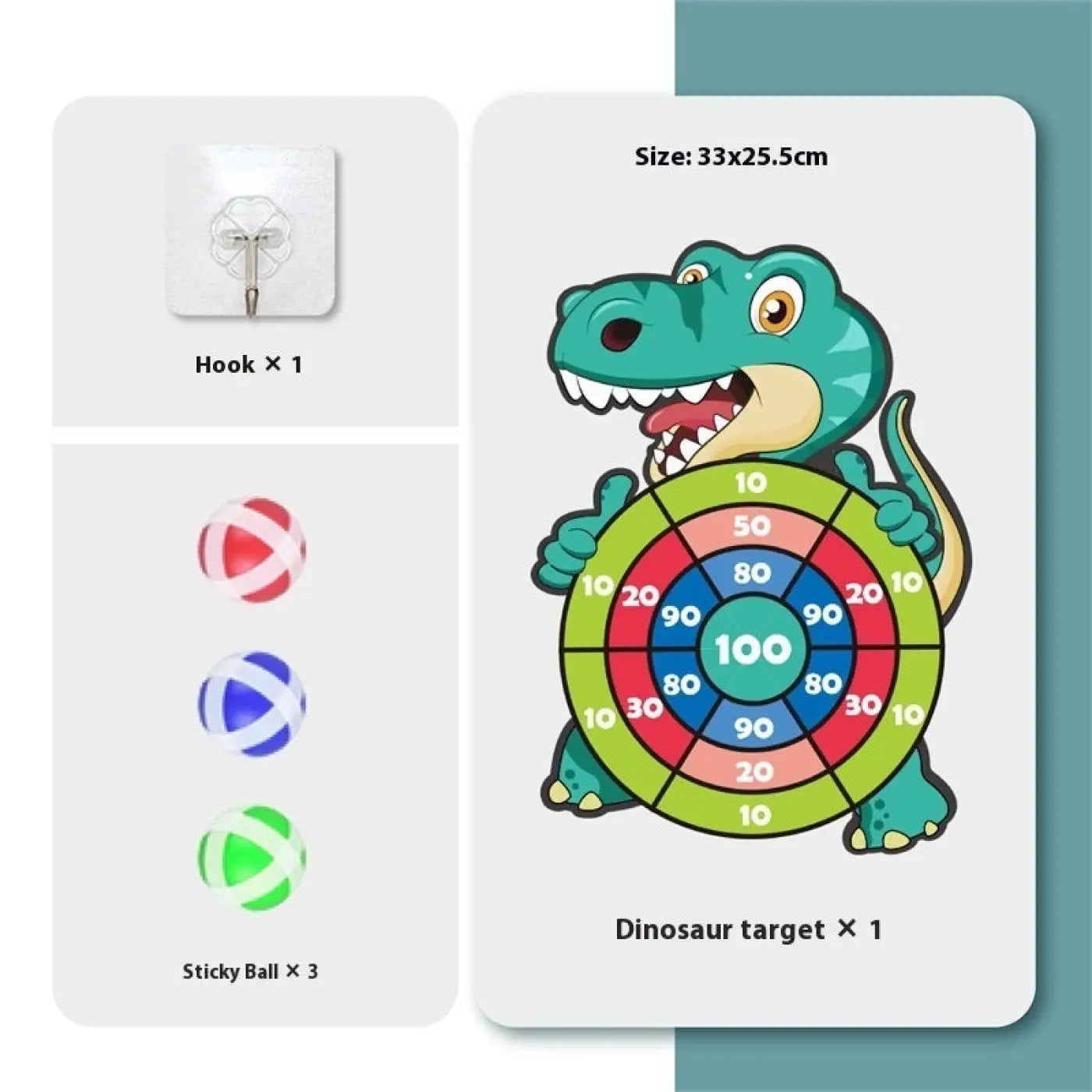 The Ball Depot ball game: Children's Throwing Sticky Ball Dart Set