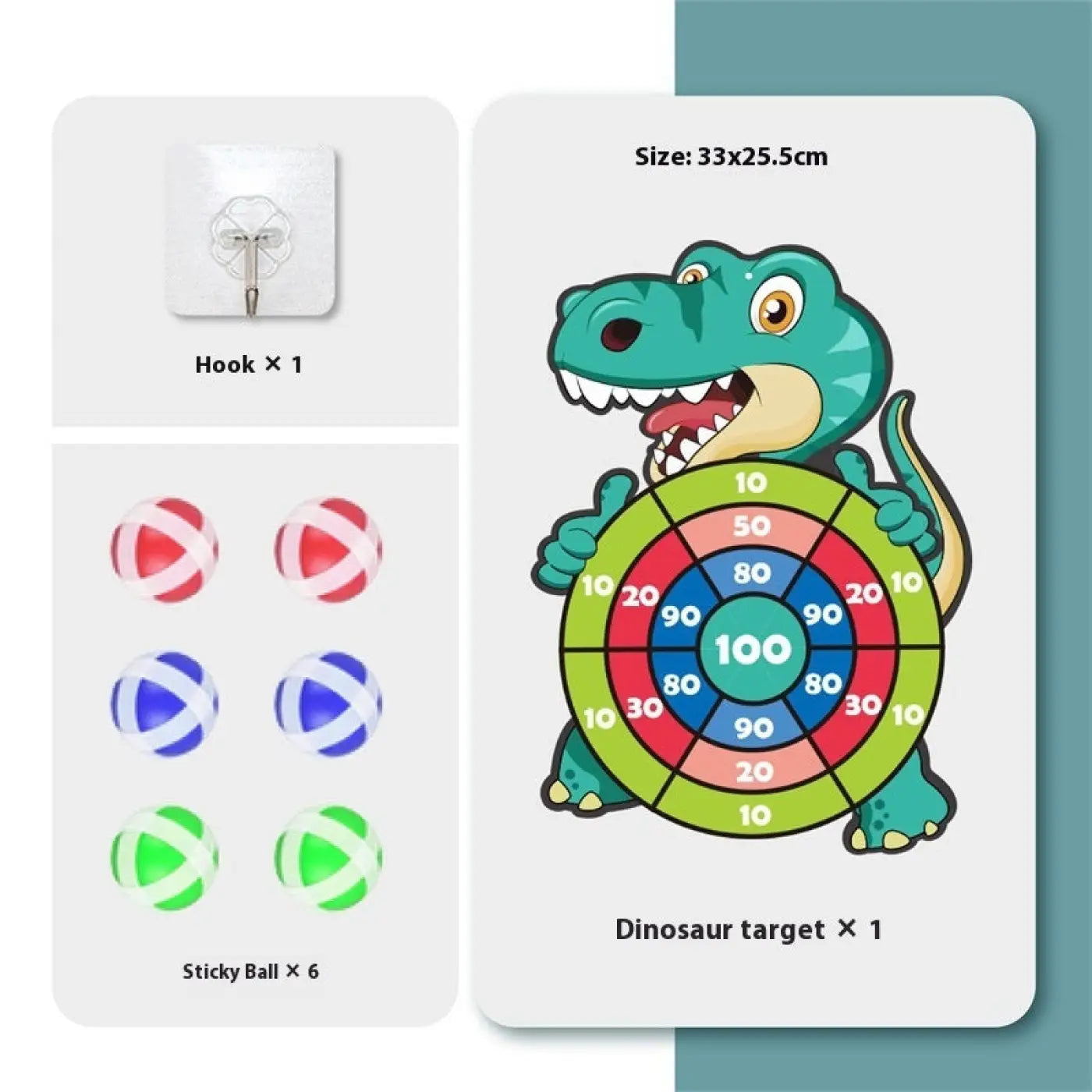 The Ball Depot ball game: Children's Throwing Sticky Ball Dart Set