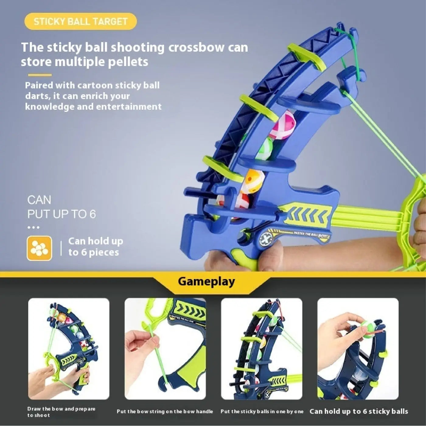 The Ball Depot ball game: Children's Throwing Sticky Ball Dart Set