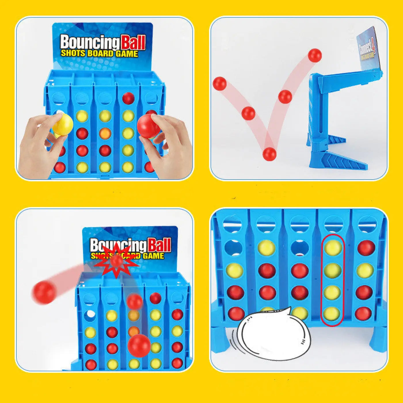 The Ball Depot kids balls: Children's Toy Catapult Quadruple Ball
