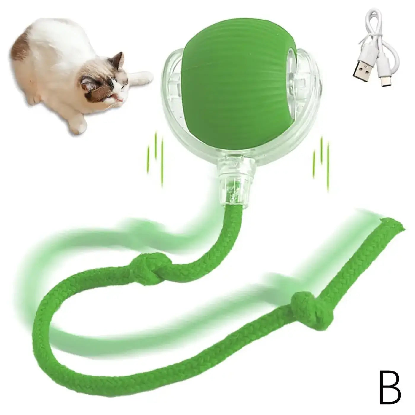 The Ball Depot Pet Toys: Chirping Motion Cat Ball