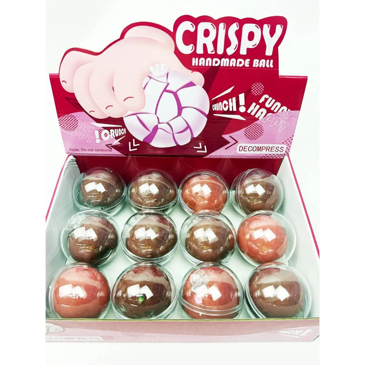 Love and Repeat stress ball: Chocolate Wax Cracking Crispy Stress Ball