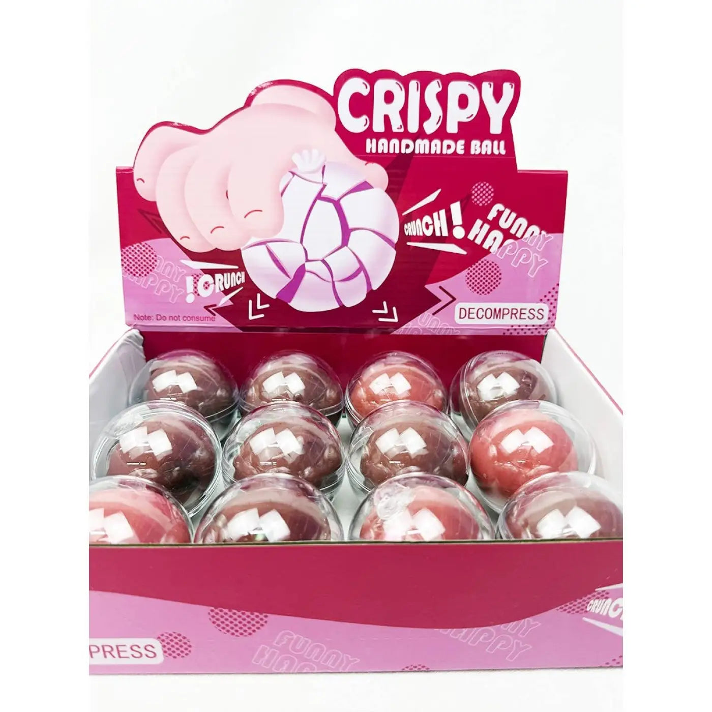 Love and Repeat stress ball: Chocolate Wax Cracking Crispy Stress Ball