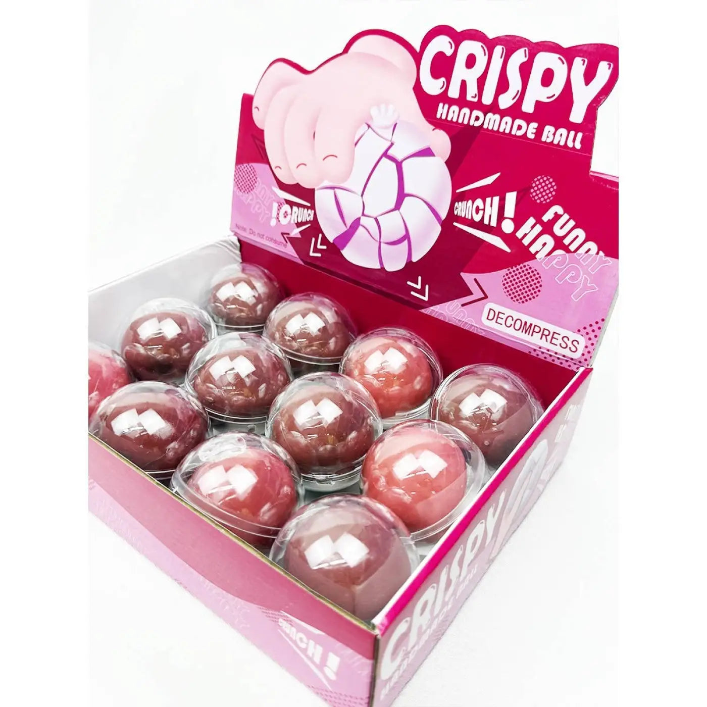 Love and Repeat stress ball: Chocolate Wax Cracking Crispy Stress Ball