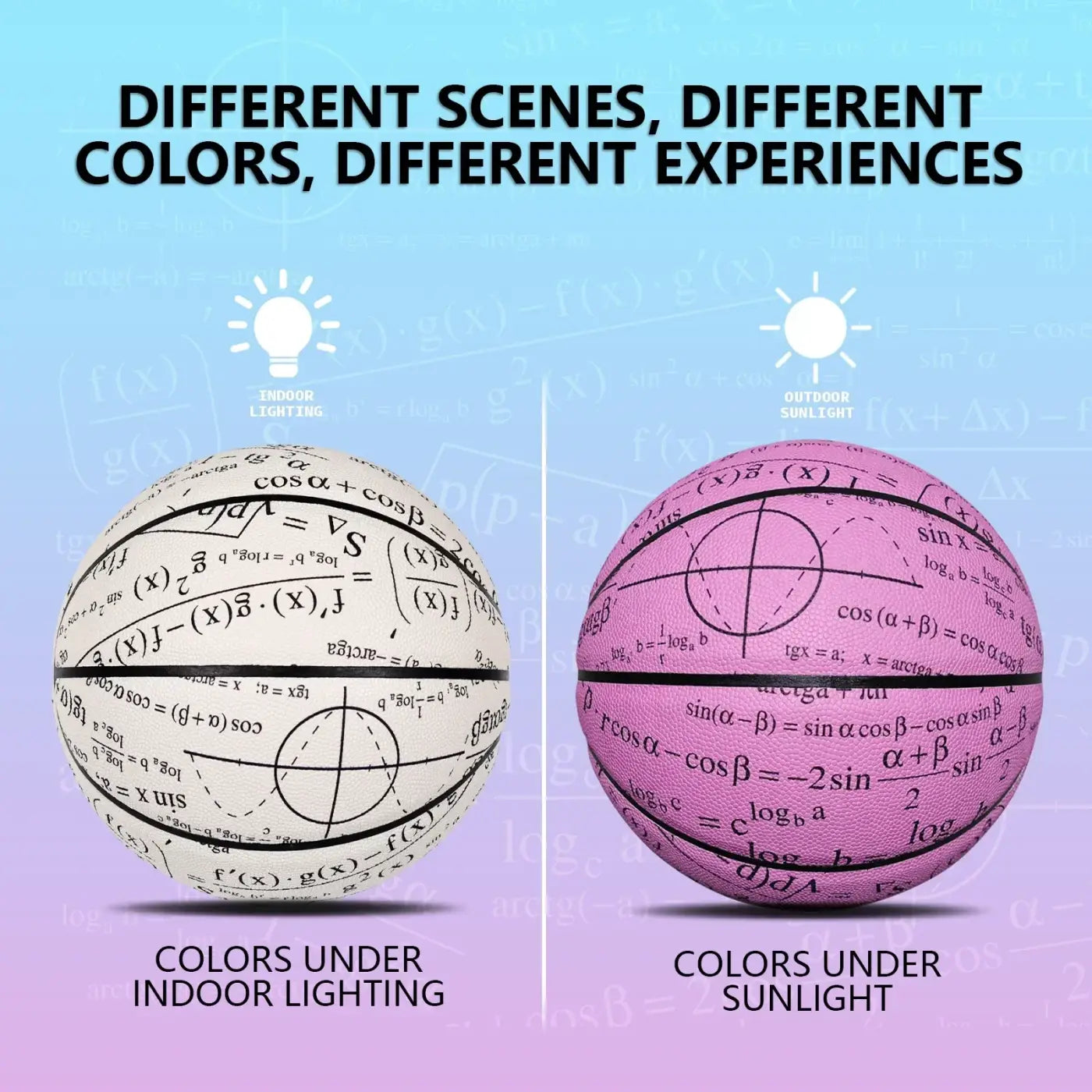 The Ball Depot basketball: Color-changing collectable Basketball