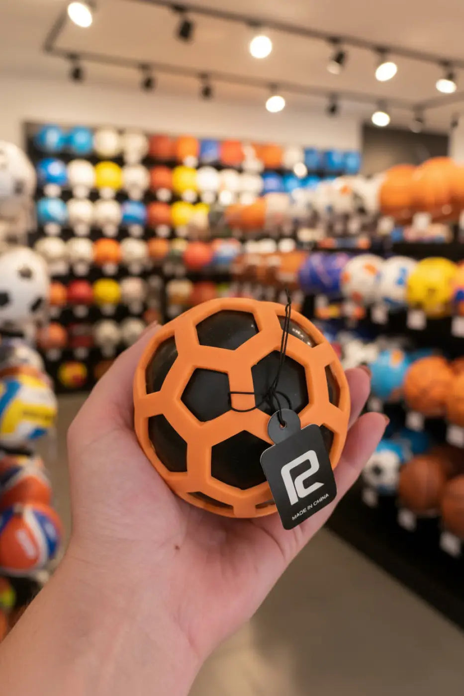 Puka Creations stress ball: Color Changing Hex-Mesh Squeezy Ball