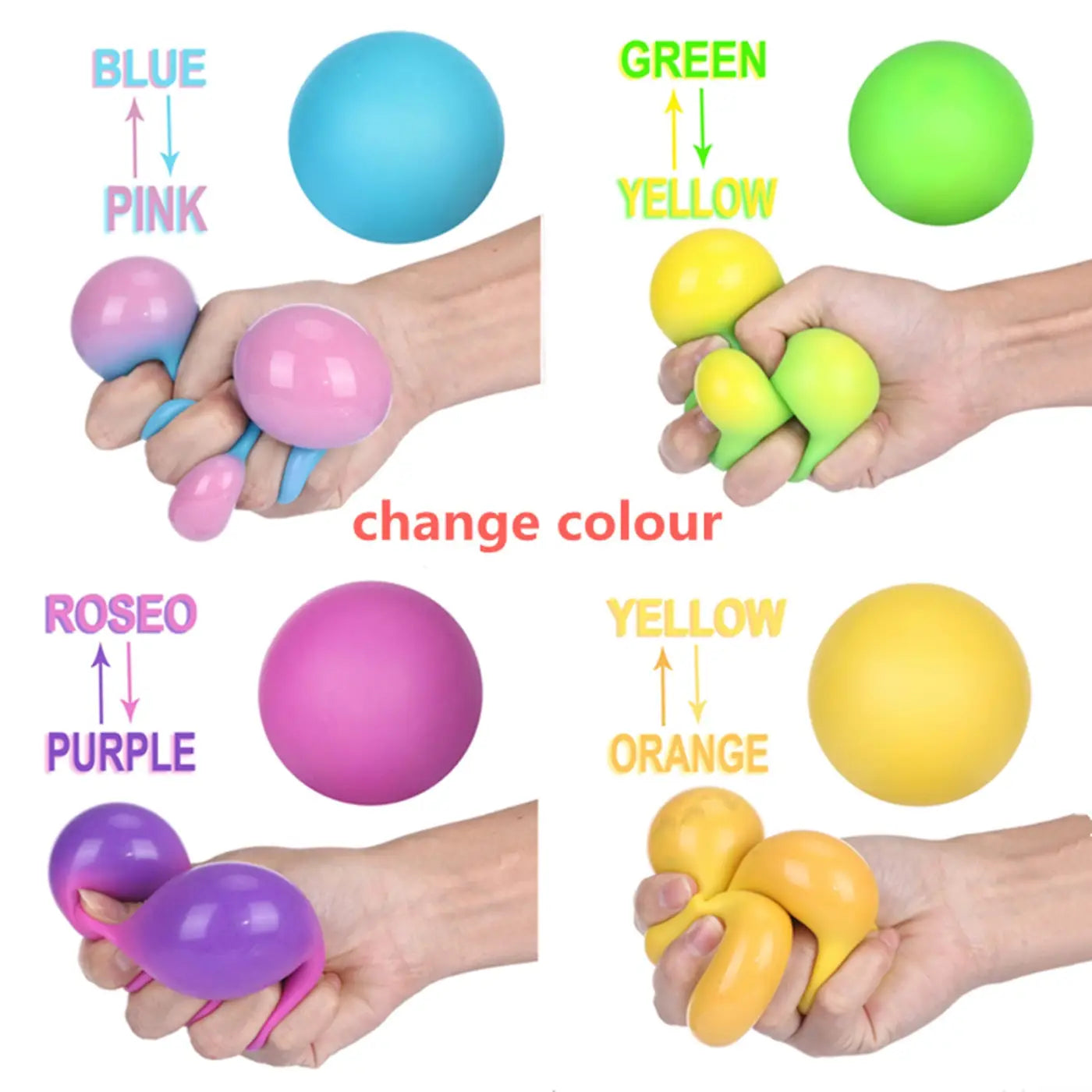 The Ball Depot stress balls: Color-changing Stress Ball