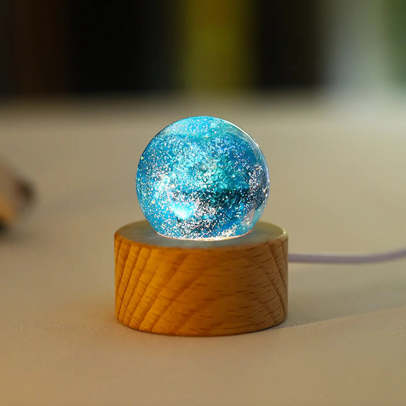 The Ball Depot decorative ball: Colorful Glass Bead Crystal Ball Decorative Gift