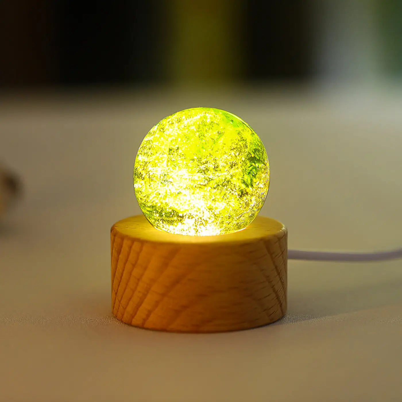 The Ball Depot decorative ball: Colorful Glass Bead Crystal Ball Decorative Gift