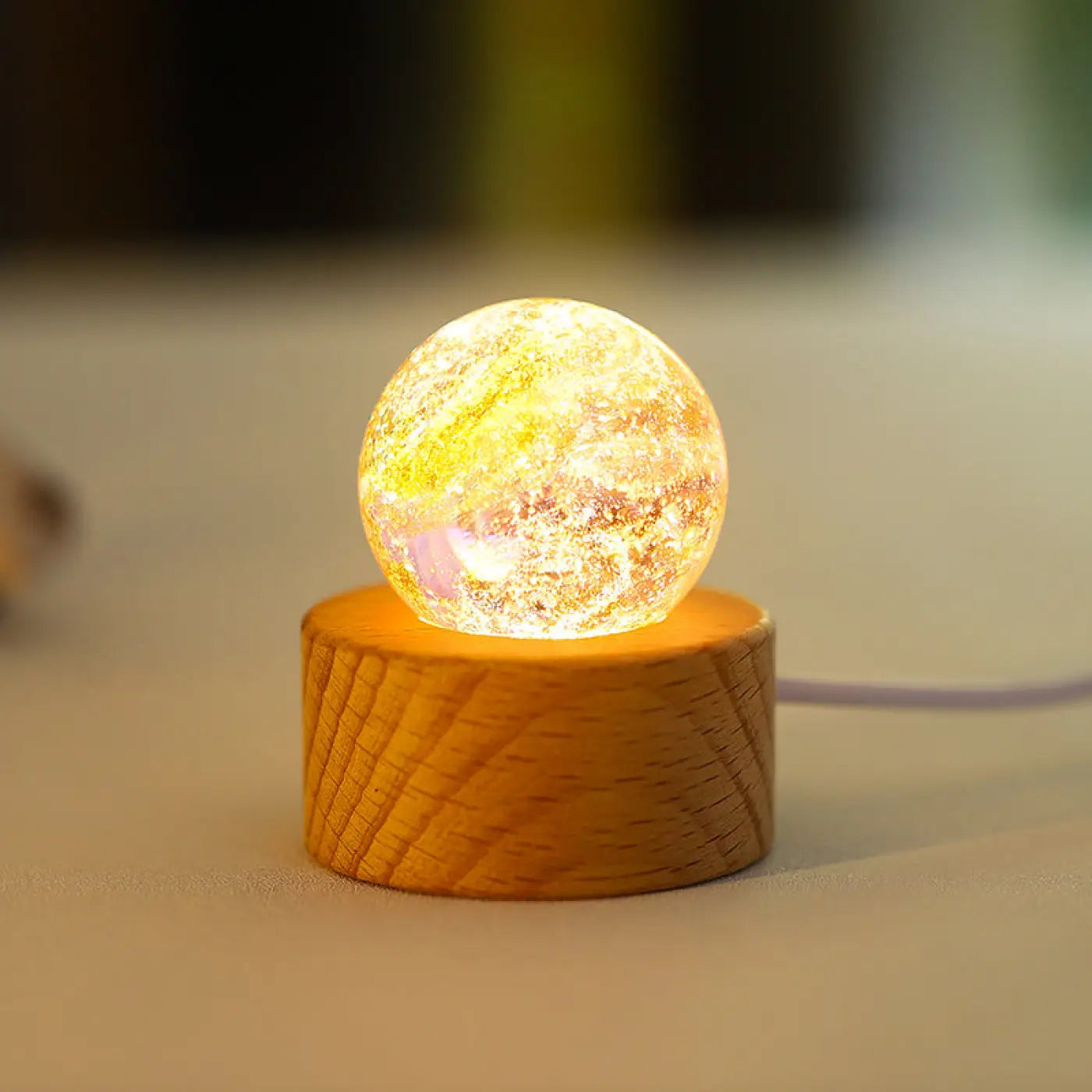 The Ball Depot decorative ball: Colorful Glass Bead Crystal Ball Decorative Gift