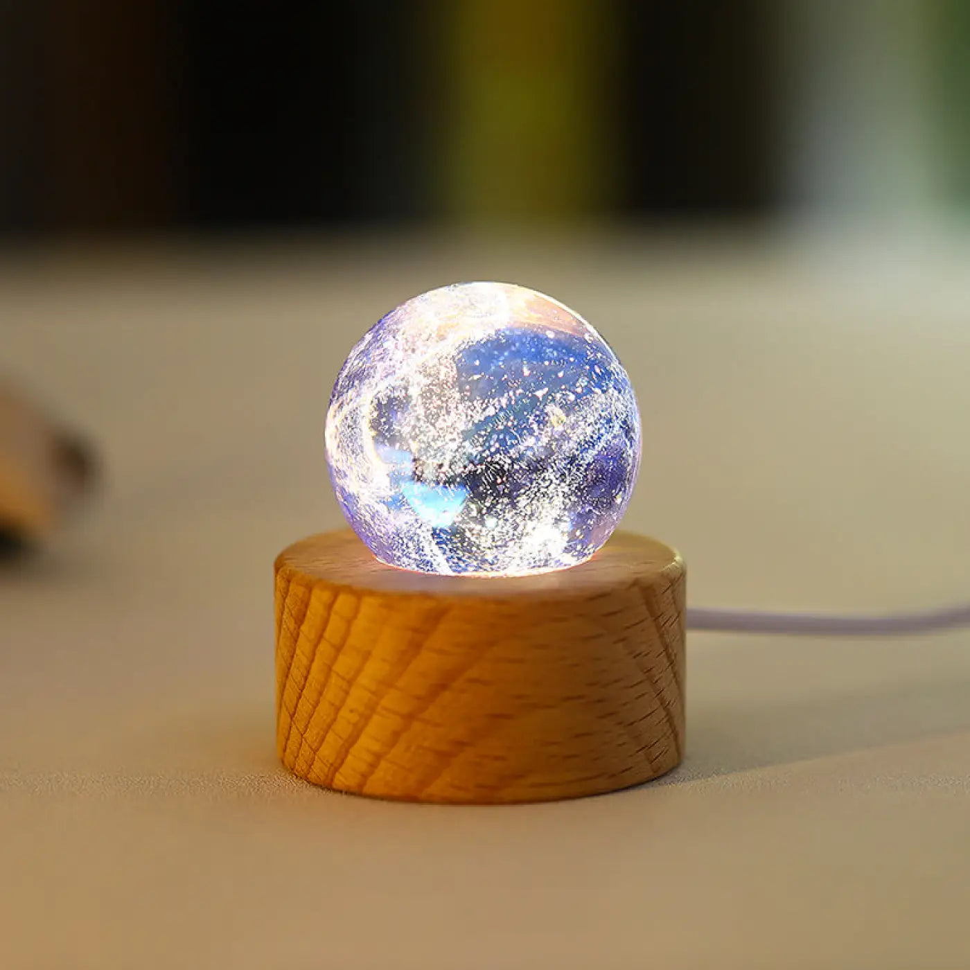 The Ball Depot decorative ball: Colorful Glass Bead Crystal Ball Decorative Gift