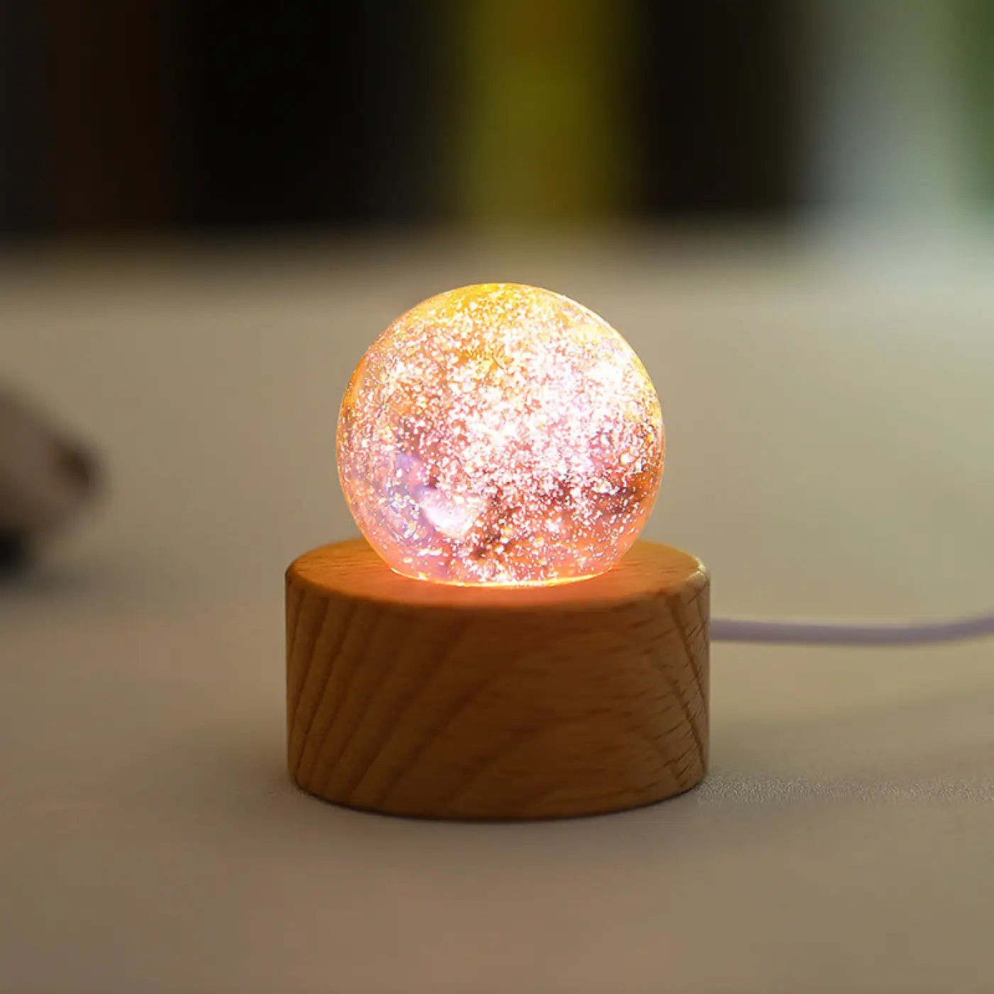 The Ball Depot decorative ball: Colorful Glass Bead Crystal Ball Decorative Gift