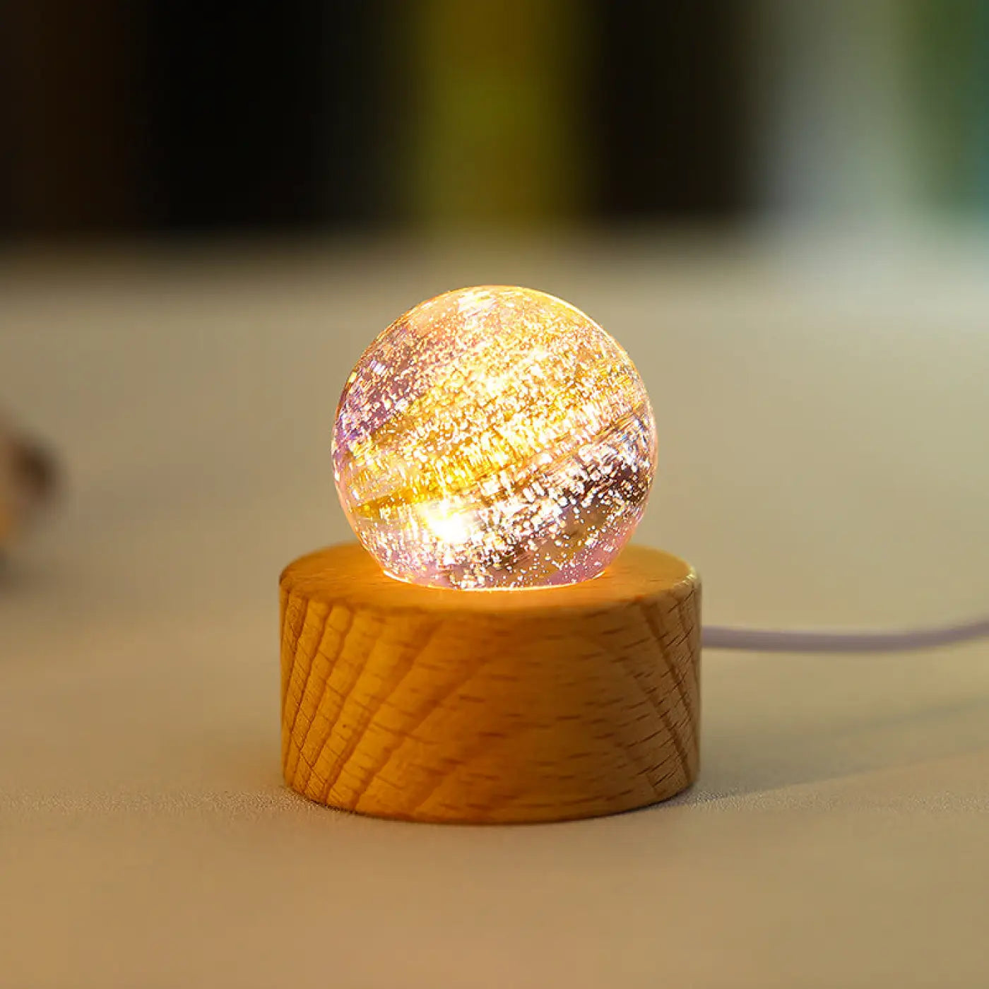 The Ball Depot decorative ball: Colorful Glass Bead Crystal Ball Decorative Gift