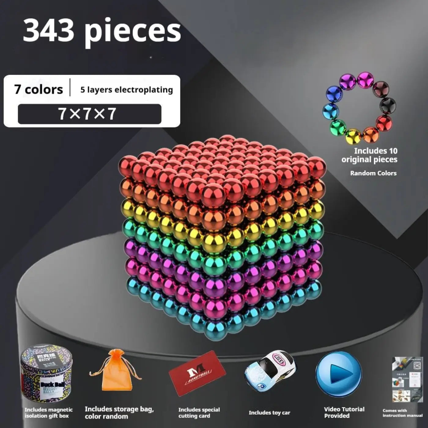 The Ball Depot magnetic balls: Colorful Magnetic Balls