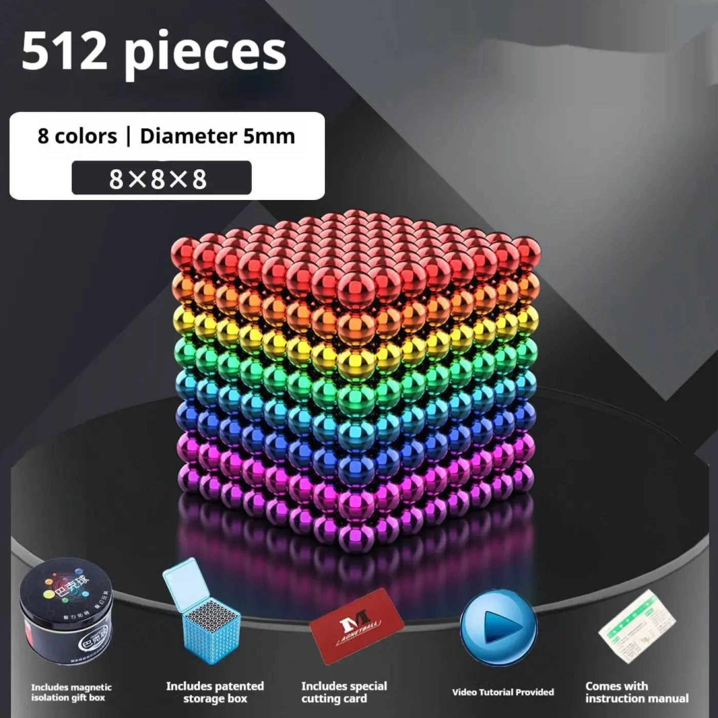 The Ball Depot magnetic balls: Colorful Magnetic Balls