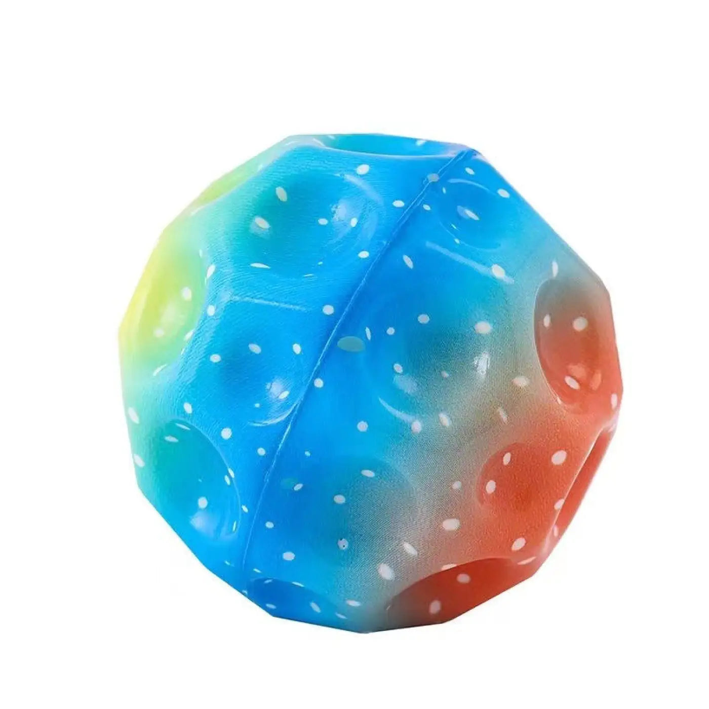 The Ball Depot bouncy ball: Colourful Hole High Bounce Ball