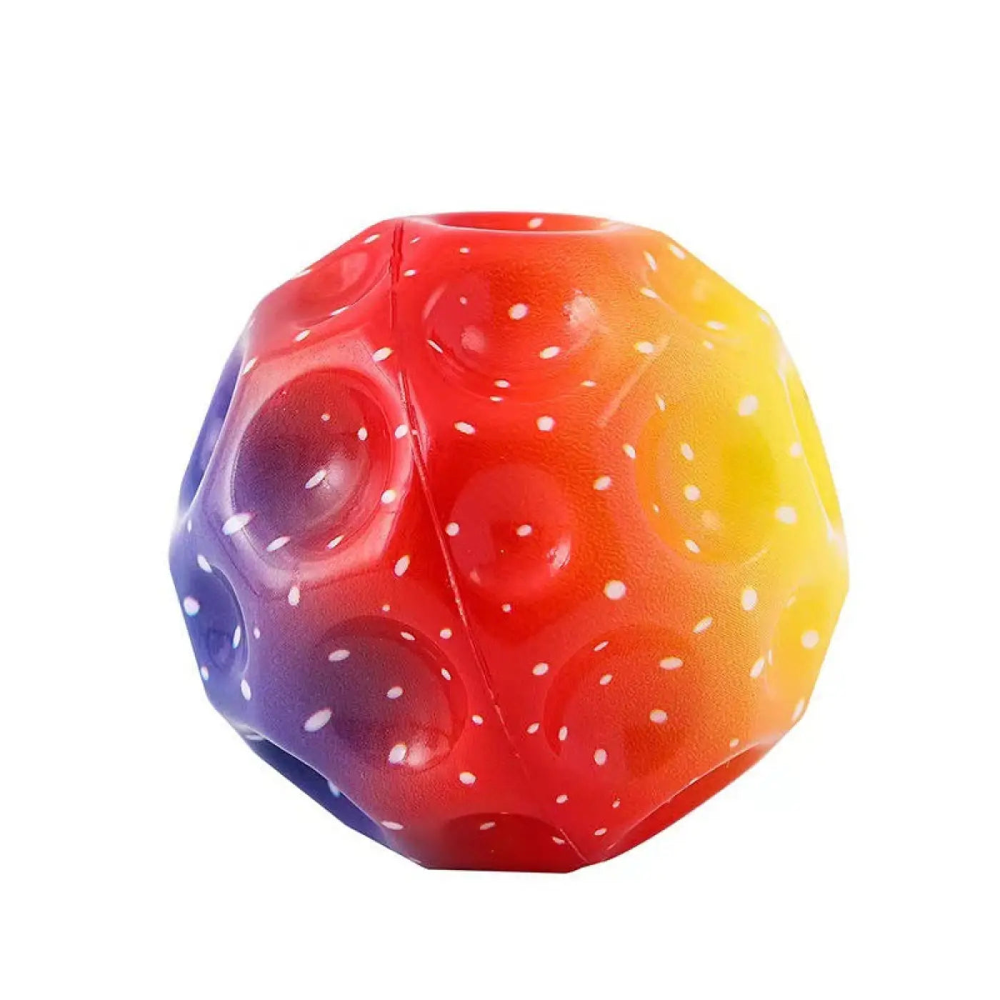 The Ball Depot bouncy ball: Colourful Hole High Bounce Ball